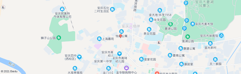 安庆北正街(路东)_公交站地图_安庆公交_妙搜公交查询2024
