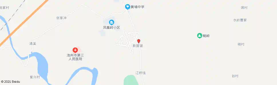 池州谢村_公交站地图_池州公交_妙搜公交查询2024