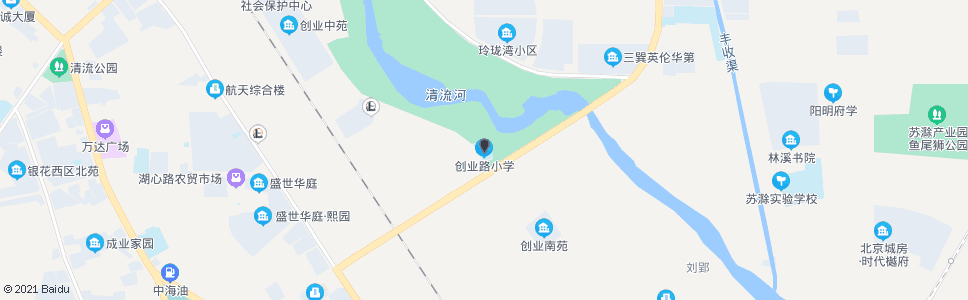 滁州创业路小学_公交站地图_滁州公交_妙搜公交查询2024