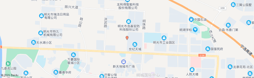 滁州甚泰服装_公交站地图_滁州公交_妙搜公交查询2024