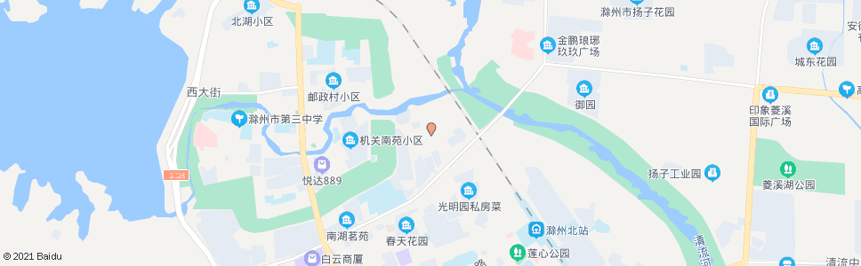 滁州城河小区_公交站地图_滁州公交_妙搜公交查询2024