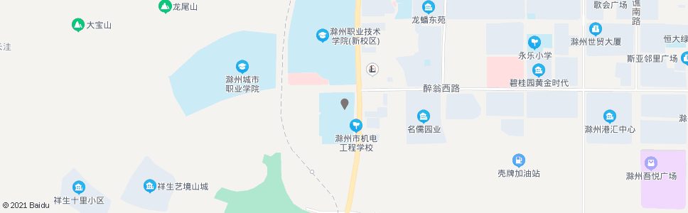滁州技术学院_公交站地图_滁州公交_妙搜公交查询2024