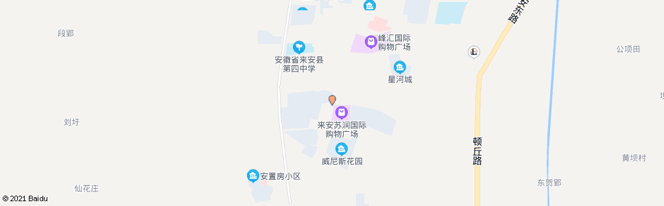 滁州城市花园_公交站地图_滁州公交_妙搜公交查询2024