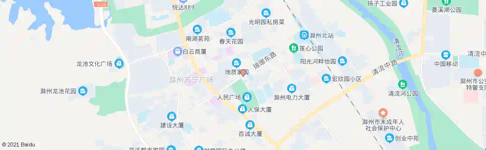 滁州建设路_公交站地图_滁州公交_妙搜公交查询2024