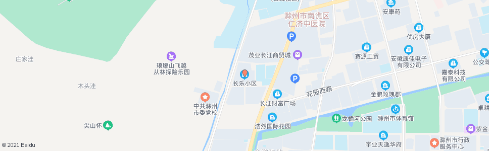 滁州长乐小区_公交站地图_滁州公交_妙搜公交查询2024