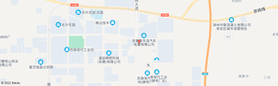 滁州大王村_公交站地图_滁州公交_妙搜公交查询2024