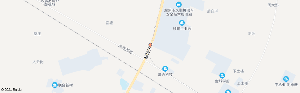 滁州大墩_公交站地图_滁州公交_妙搜公交查询2024