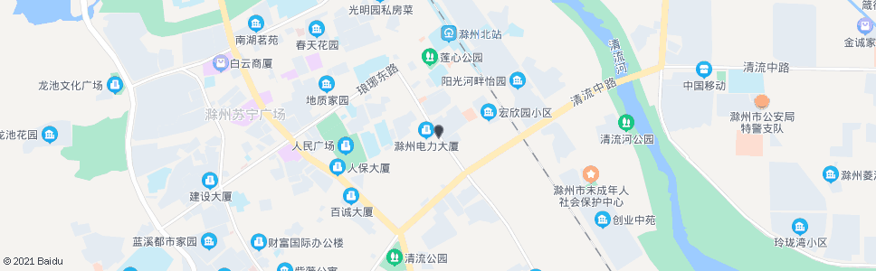 滁州电业大厦_公交站地图_滁州公交_妙搜公交查询2024