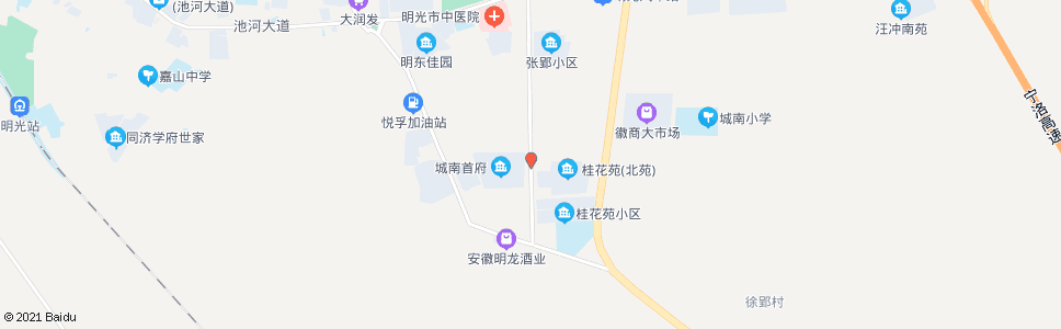 滁州桂花园_公交站地图_滁州公交_妙搜公交查询2024