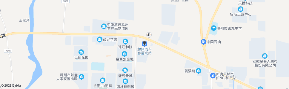 滁州北门客运_公交站地图_滁州公交_妙搜公交查询2024