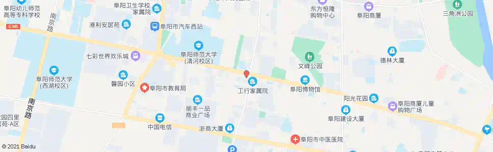 阜阳华联大厦_公交站地图_阜阳公交_妙搜公交查询2024