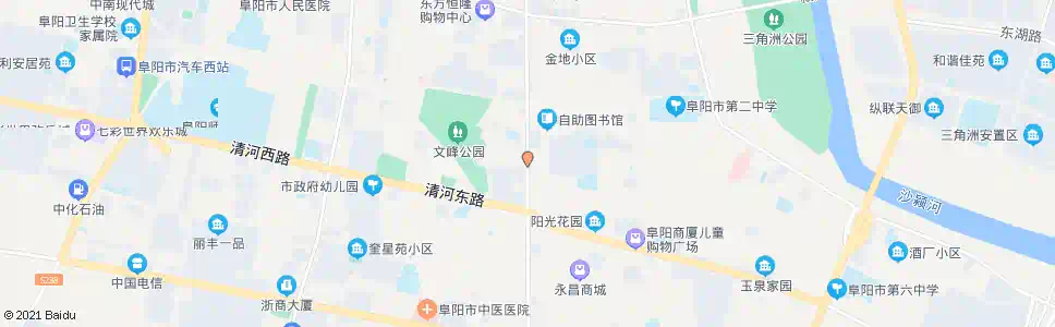 阜阳中石化阜阳公司(美康体检)_公交站地图_阜阳公交_妙搜公交查询2024