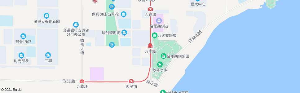 合肥停靠站(万年埠)_公交站地图_合肥公交_妙搜公交查询2024