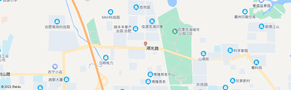 合肥湖雪路口_公交站地图_合肥公交_妙搜公交查询2024