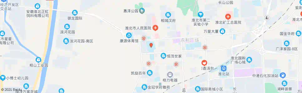 淮北市一中_公交站地图_淮北公交_妙搜公交查询2024