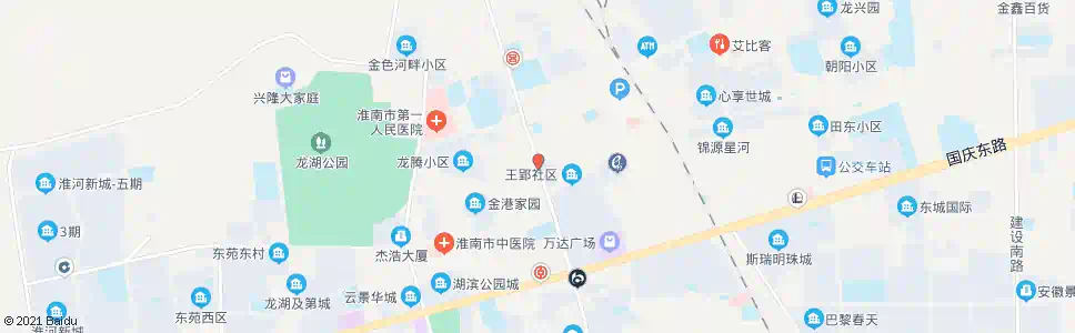 淮南淮舜中路_公交站地图_淮南公交_妙搜公交查询2024