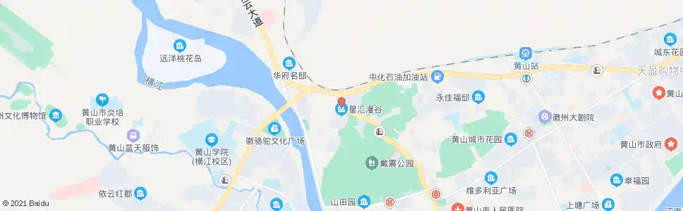 黄山梦园邨_公交站地图_黄山公交_妙搜公交查询2024