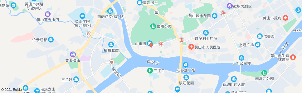 黄山二马路_公交站地图_黄山公交_妙搜公交查询2024