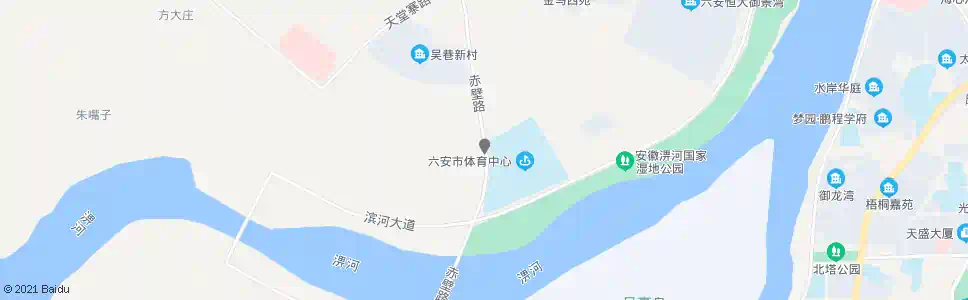 六安市体育中心(长安南路)_公交站地图_六安公交_妙搜公交查询2024