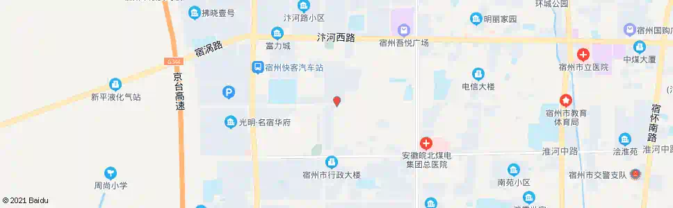 宿州美芦花园_公交站地图_宿州公交_妙搜公交查询2024