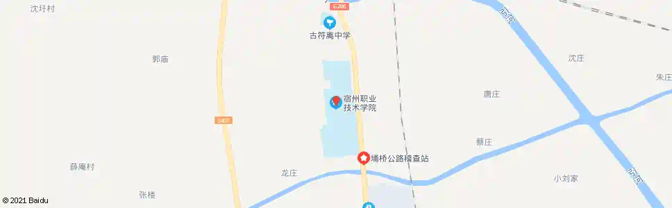 宿州职业技术学院_公交站地图_宿州公交_妙搜公交查询2024