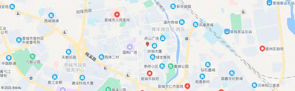 宣城丽晶国际_公交站地图_宣城公交_妙搜公交查询2024