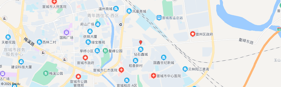 宣城瑞达酒店_公交站地图_宣城公交_妙搜公交查询2024