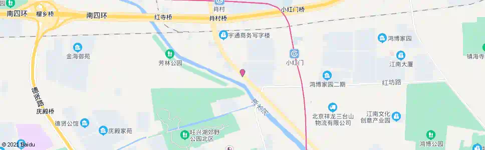 北京小红门路口北_公交站地图_北京公交_妙搜公交查询2024