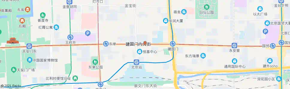 北京北京站口东_公交站地图_北京公交_妙搜公交查询2024