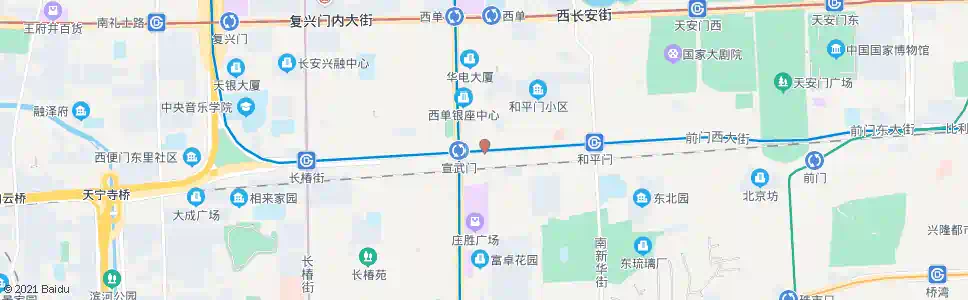 北京宣武门东_公交站地图_北京公交_妙搜公交查询2024