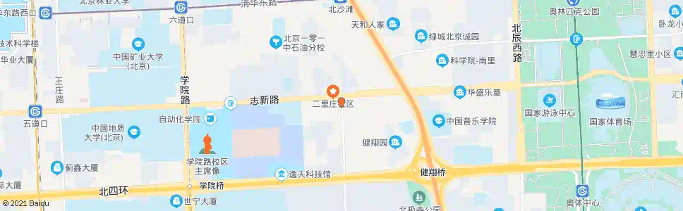 北京志新北里_公交站地图_北京公交_妙搜公交查询2024