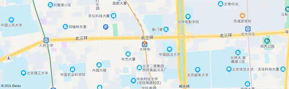 北京大钟寺_公交站地图_北京公交_妙搜公交查询2024