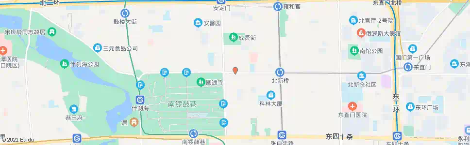 北京交道口东_公交站地图_北京公交_妙搜公交查询2024