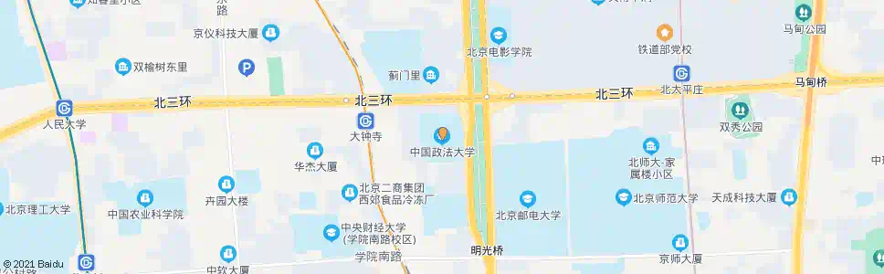 北京中国政法大学_公交站地图_北京公交_妙搜公交查询2024