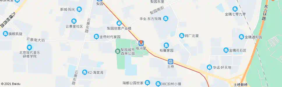 北京地铁临河里站_公交站地图_北京公交_妙搜公交查询2024