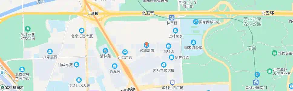 北京融域嘉园_公交站地图_北京公交_妙搜公交查询2024