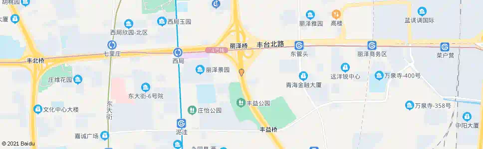 北京丽泽桥南_公交站地图_北京公交_妙搜公交查询2024