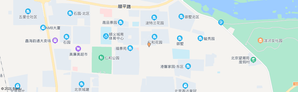 北京仁和花园_公交站地图_北京公交_妙搜公交查询2024
