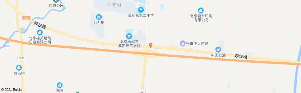 北京张喜庄_公交站地图_北京公交_妙搜公交查询2024