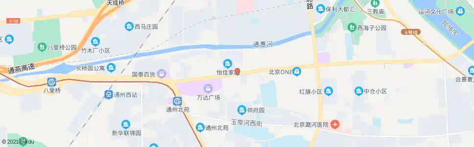 北京通州西门路口东_公交站地图_北京公交_妙搜公交查询2024