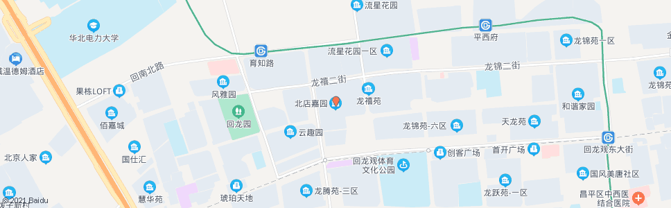 北京北店嘉园_公交站地图_北京公交_妙搜公交查询2024