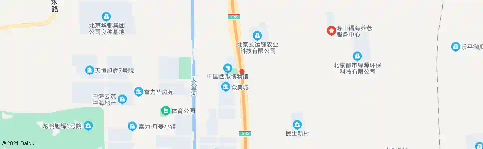 北京庞各庄饭店_公交站地图_北京公交_妙搜公交查询2024