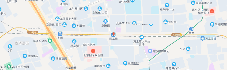 北京地铁回龙观站_公交站地图_北京公交_妙搜公交查询2024