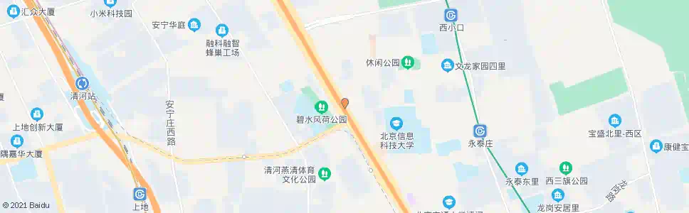 北京清河小营桥北_公交站地图_北京公交_妙搜公交查询2024