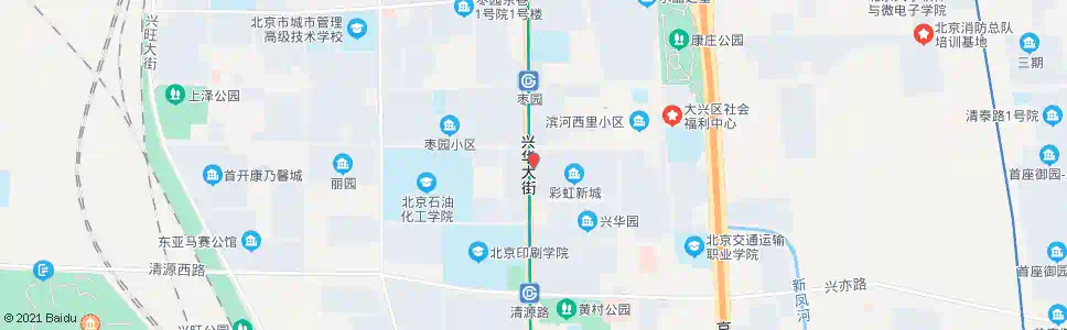 北京兴华园_公交站地图_北京公交_妙搜公交查询2024