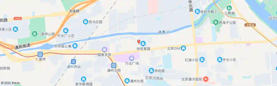 北京通州西门路口北_公交站地图_北京公交_妙搜公交查询2024