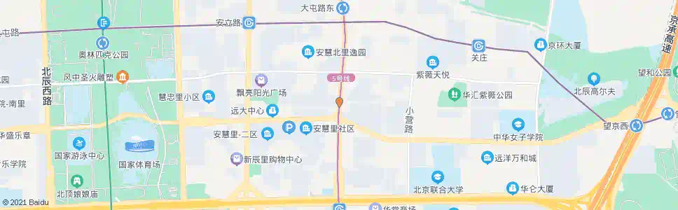 北京慧忠路东口_公交站地图_北京公交_妙搜公交查询2024