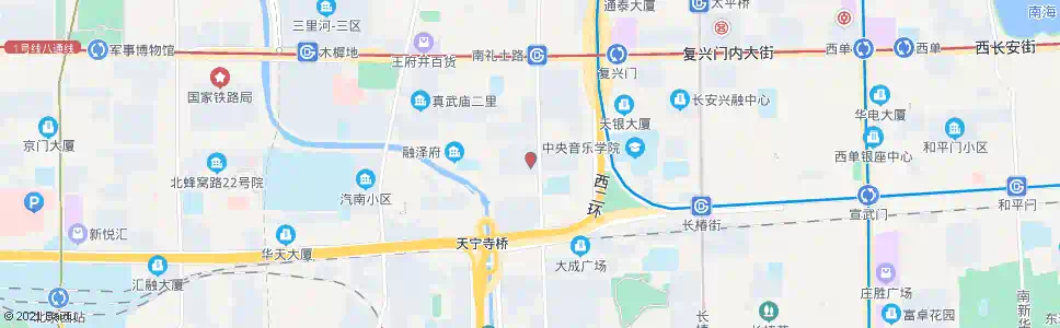 北京西便门外_公交站地图_北京公交_妙搜公交查询2024