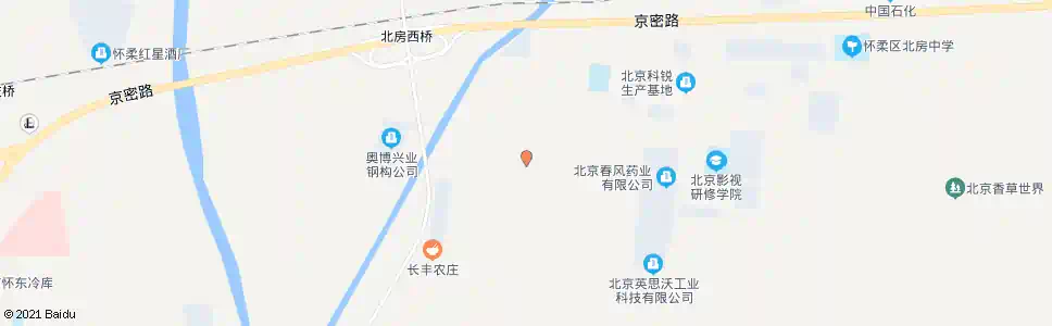 北京北房村南_公交站地图_北京公交_妙搜公交查询2024