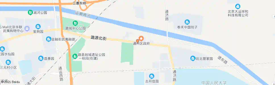 北京胡各庄西_公交站地图_北京公交_妙搜公交查询2024